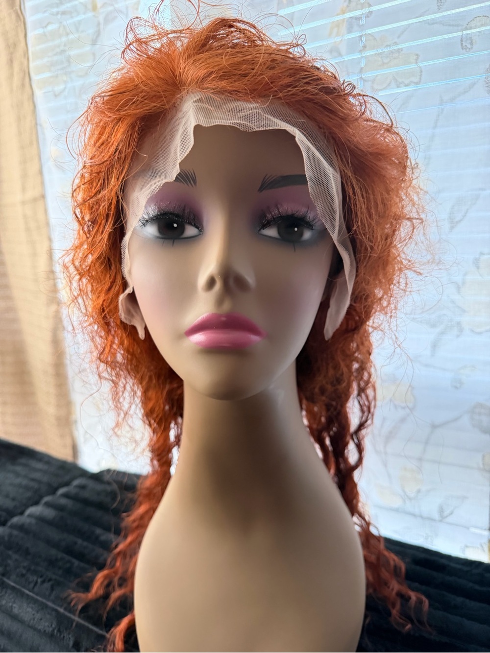 Red Curly Lace Front Wig – Unbranded Women’s Hair